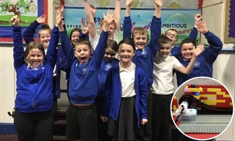 Clwb STEM Ysgol Gynradd Deri yn ennill £2,000 ar gyfer yr ysgol!